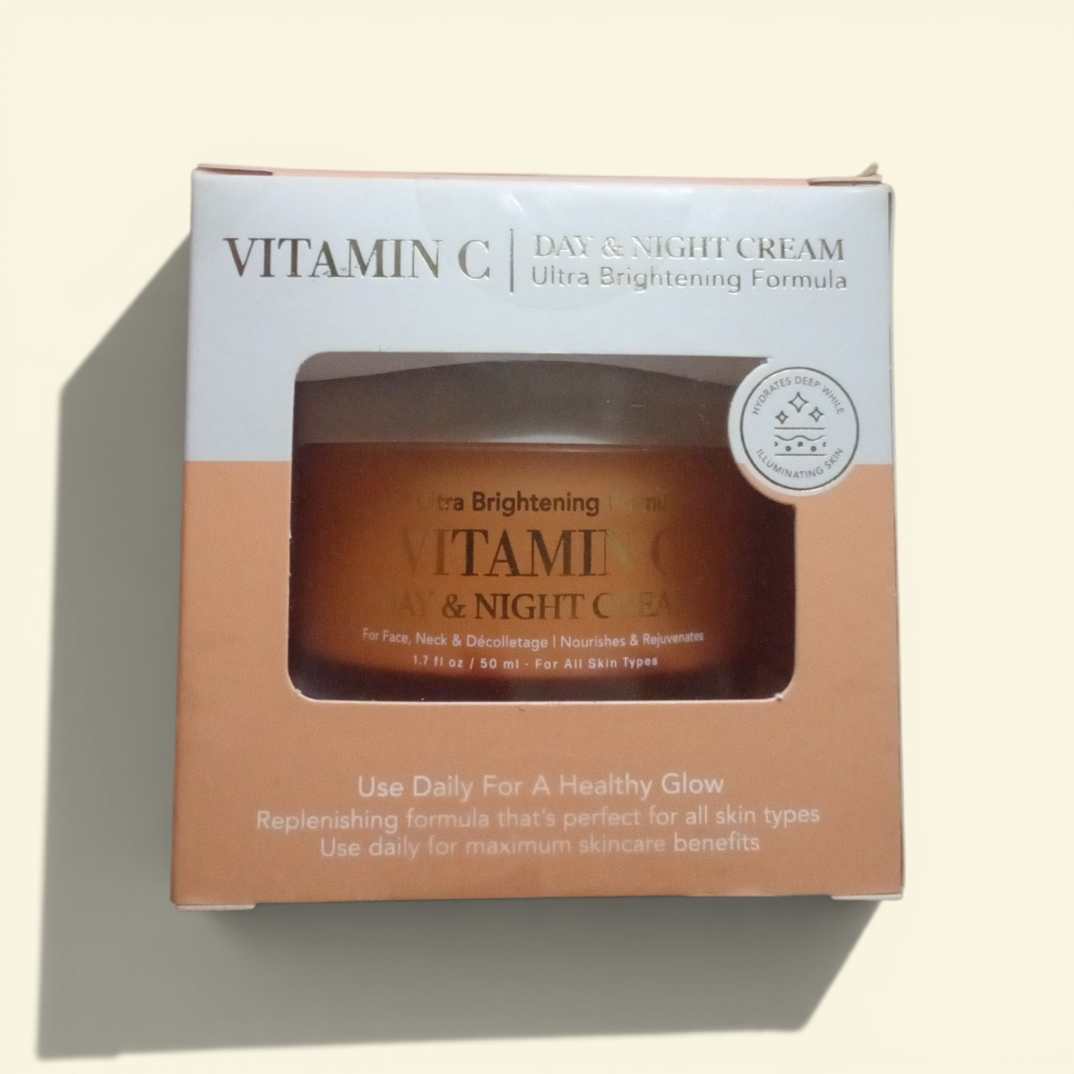 Vitamin C Day & Night Cream” (50 ml / 1.7 fl oz).